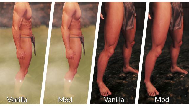 4    Male Smooth Body 4K Retexture for Nioh 2