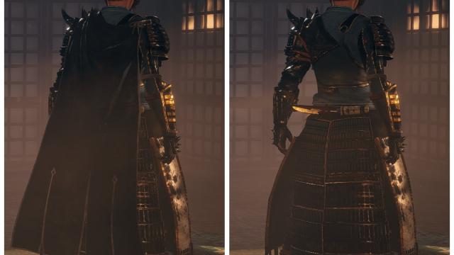 Сет убийцы демонов без плаща / Demon Slayer Cape Remove для Nioh 2