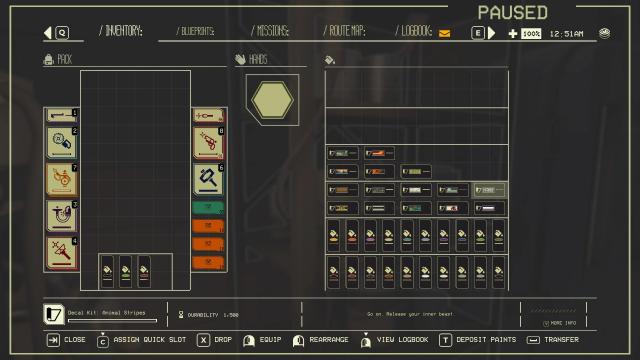 Bigger Stacks and Smaller Tools. for Pacific Drive
