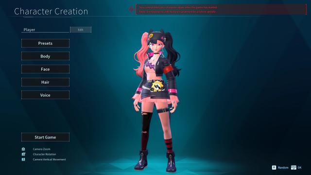 Play as Zoe for Palworld