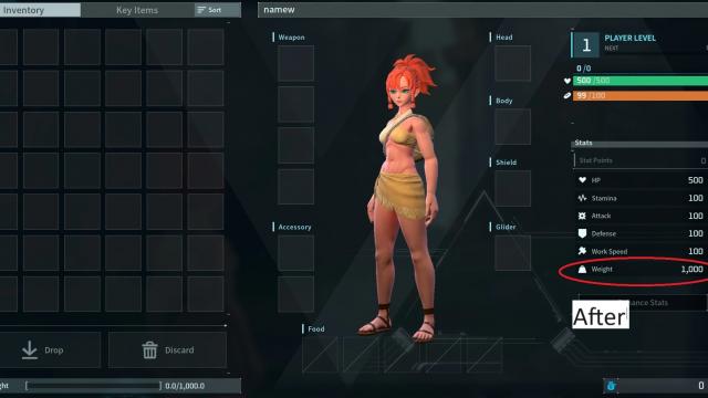 Carry weight increase для Palworld