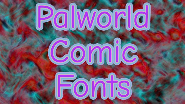Comic Fonts
