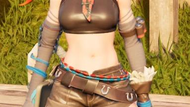 Fashionable sporty female armor для Palworld