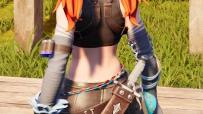 Fashionable sporty female armor для Palworld