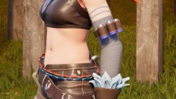 Fashionable sporty female armor для Palworld
