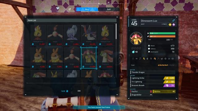 Larger Pal Merchant Inventory for Palworld