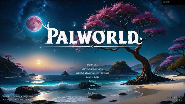 Main Menu Replacer для Palworld