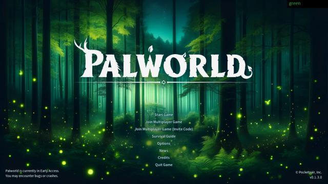Main Menu Replacer для Palworld