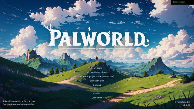 Main Menu Replacer для Palworld