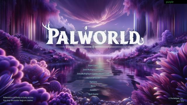 Main Menu Replacer для Palworld