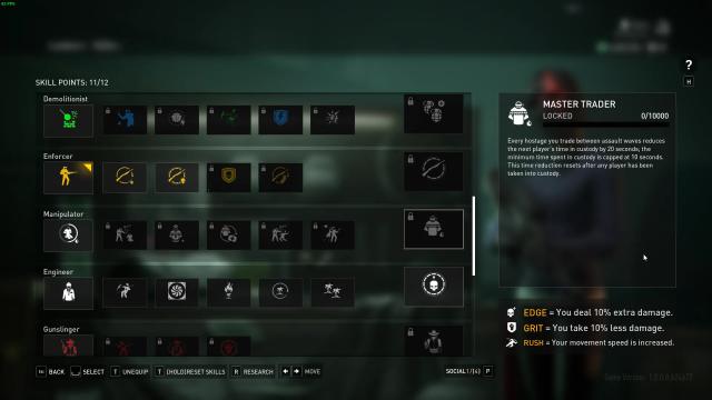 Skills Colored для PayDay 3