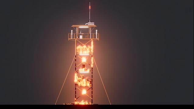 Смотровая вышка / Destructible Watch Tower для People Playground