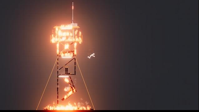 Смотровая вышка / Destructible Watch Tower для People Playground