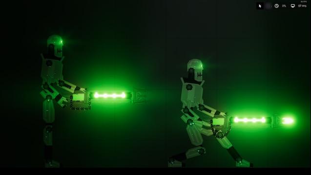 Necron Warrior for People Playground
