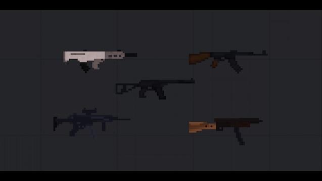 Пак винтовок / Rifle Mod для People Playground
