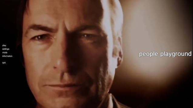 3D Saul Goodman Main Menu Background Replacer для People Playground
