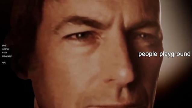 3D Saul Goodman Main Menu Background Replacer для People Playground