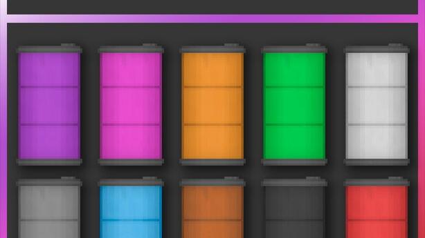 Цветные бочки / Colored Plastic Barrels Mod