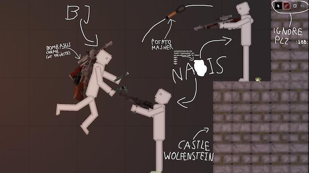 Wolfenstein: The New Order & The Old Blood Weapons Pack for People Playground