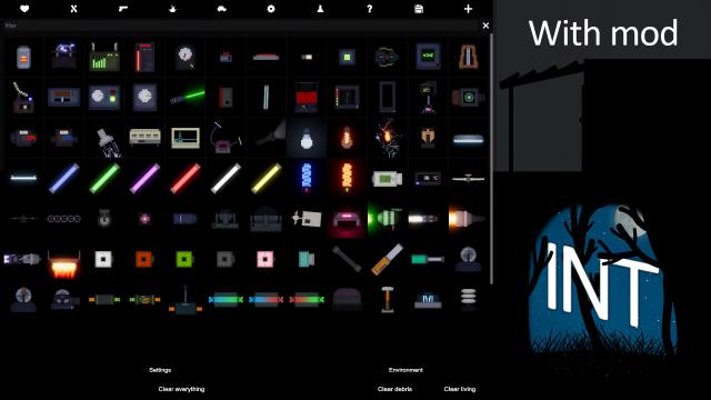 Sorted items in categories для People Playground