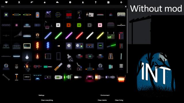 Sorted items in categories для People Playground
