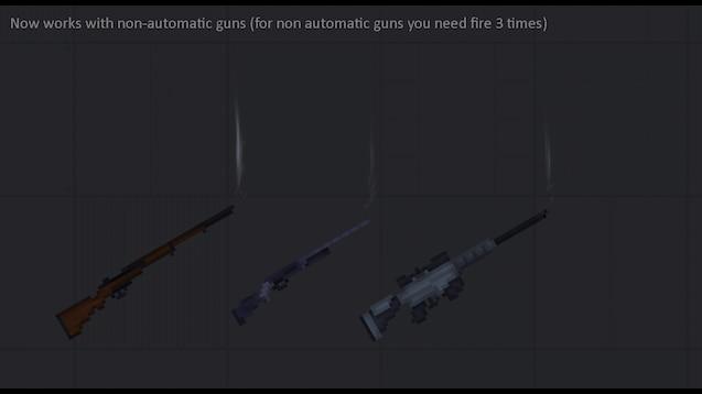 Gun Smoke Trails для People Playground