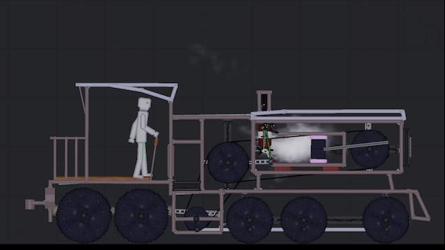 Working Steam train for People Playground