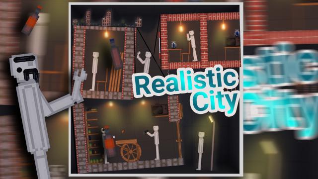 Realistic City для People Playground