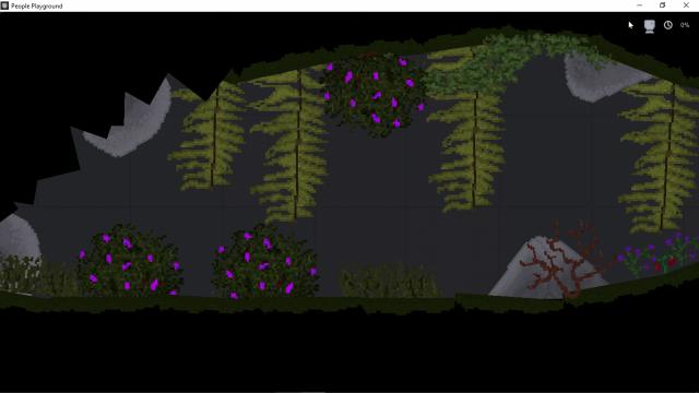 Forest and caves for People Playground
