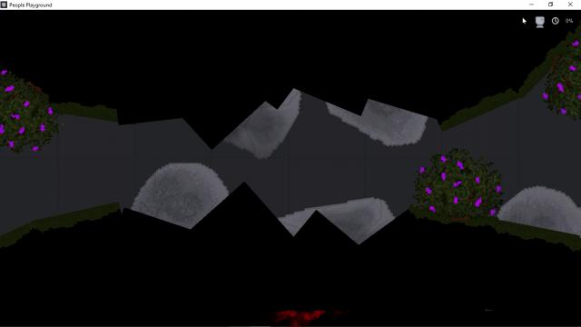 Forest and caves for People Playground