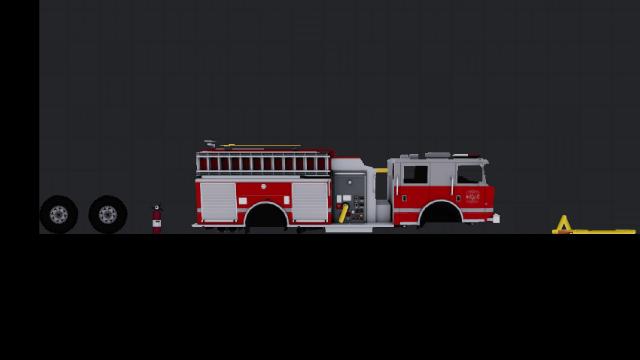 Firetruck Mod for People Playground