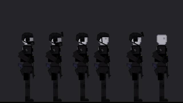 Simple SWAT Officer for People Playground
