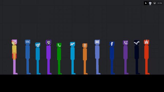 Война социальных сетей / Social media wars mod для People Playground