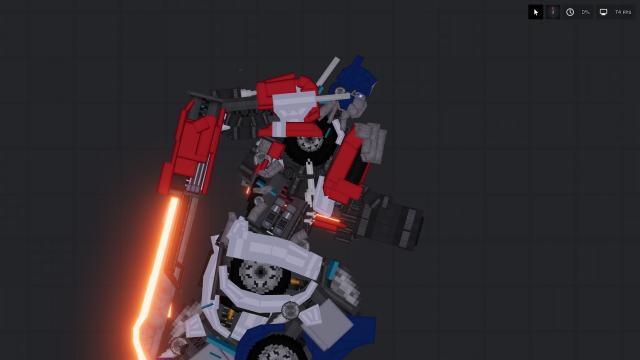 TRANSFORMABLE Optimus Prime for People Playground