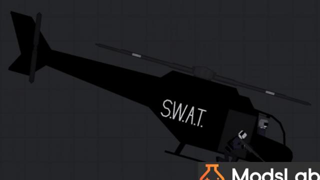 SWAT Helicopter for People Playground