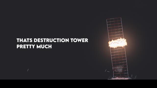 Destruction Tower V2 (96m) for People Playground