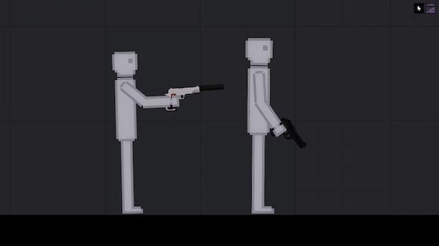 Пак пистолетов и пистолетов-пулеметов / FleasyWeapons - Small Guns для People Playground