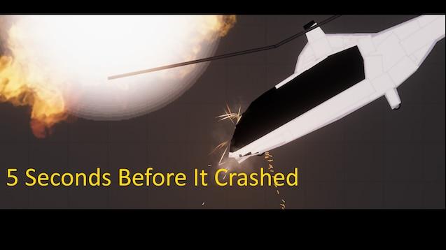 BRP Destroyed Helicopter for People Playground