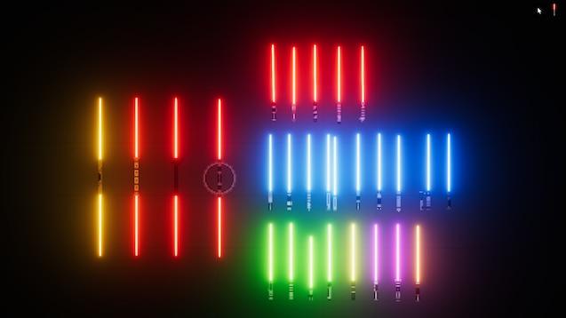 Star Wars Duel Lightsabers Mod for People Playground