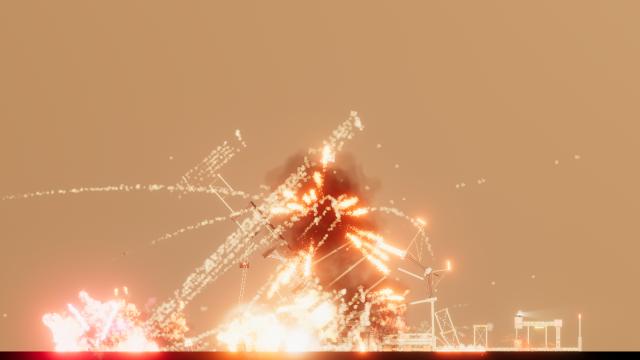 Nuclear Rocket Launch Facility (Destructible) for People Playground