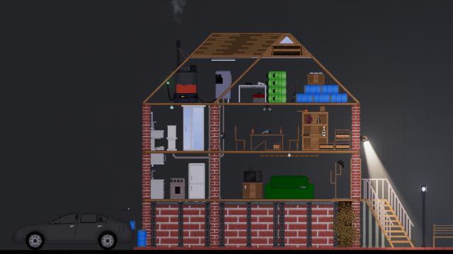 Mysterious house [Destructible] for People Playground