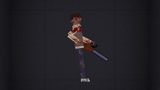Человек с бензопилой / Guy with a chainsaw