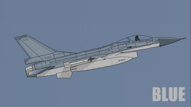 Airplane F-16 Mod для People Playground