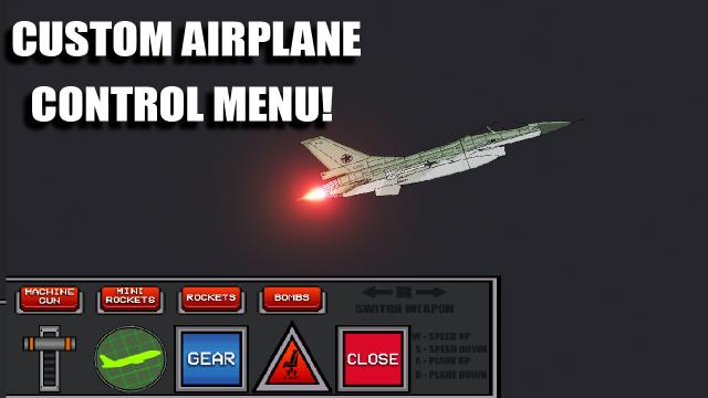 Airplane F-16 Mod для People Playground