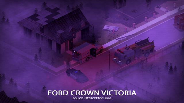 '92 Ford Crown Victoria Police Interceptor for Project Zomboid