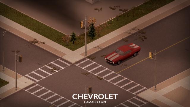 '69 Chevrolet Camaro for Project Zomboid