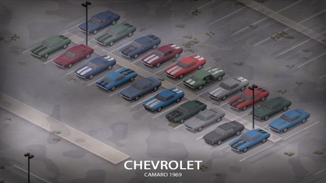 '69 Chevrolet Camaro for Project Zomboid