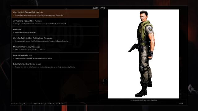 Скин Криса Редфилда / -Resident Evil- Chris Redfield
