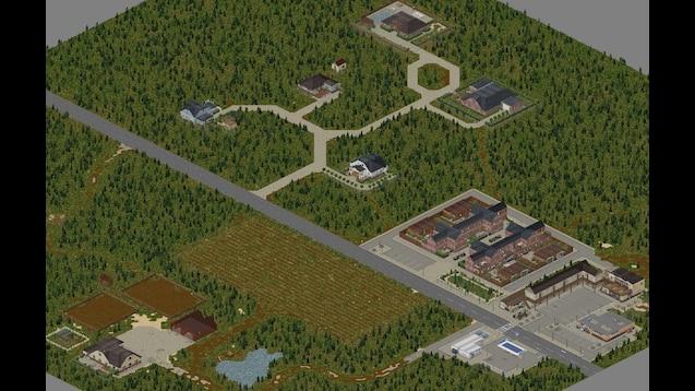 Маленький городок / Little Township для Project Zomboid
