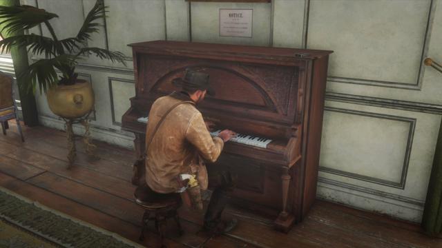 Playable Piano for Red Dead Redemption 2